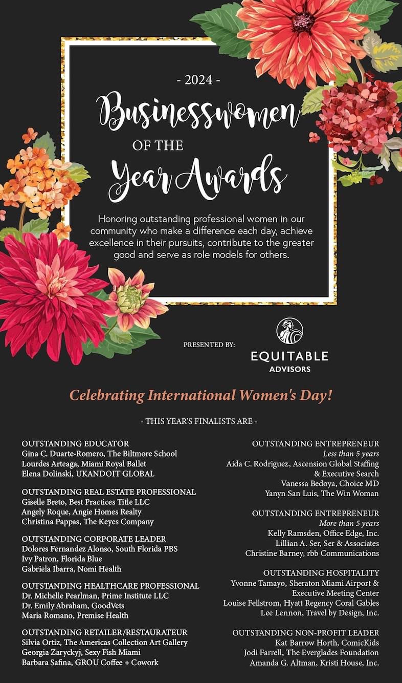 2024 Business Women of the year award