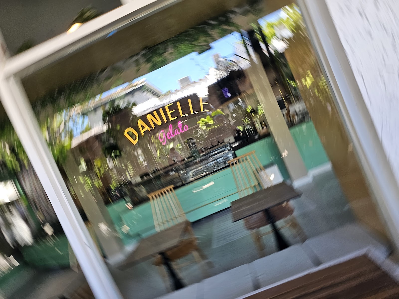 A pistachio affogato at Danielle Gelato in Coconut Grove Miami