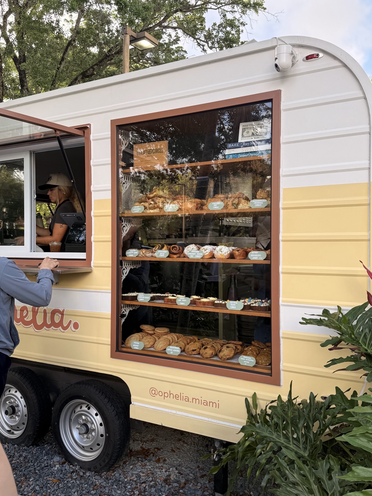 The artisan banana bread at Ophelia bakery in Coconut Grove