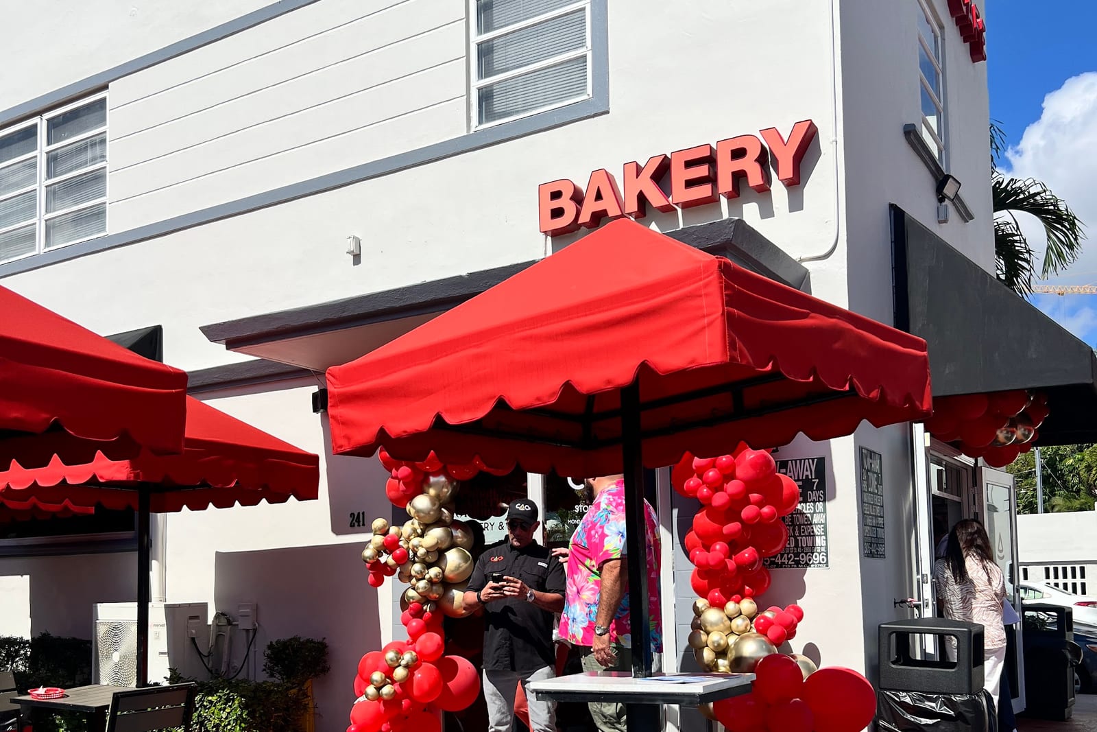 The CAO Bakery and Cafe storefront in Coral Gables
