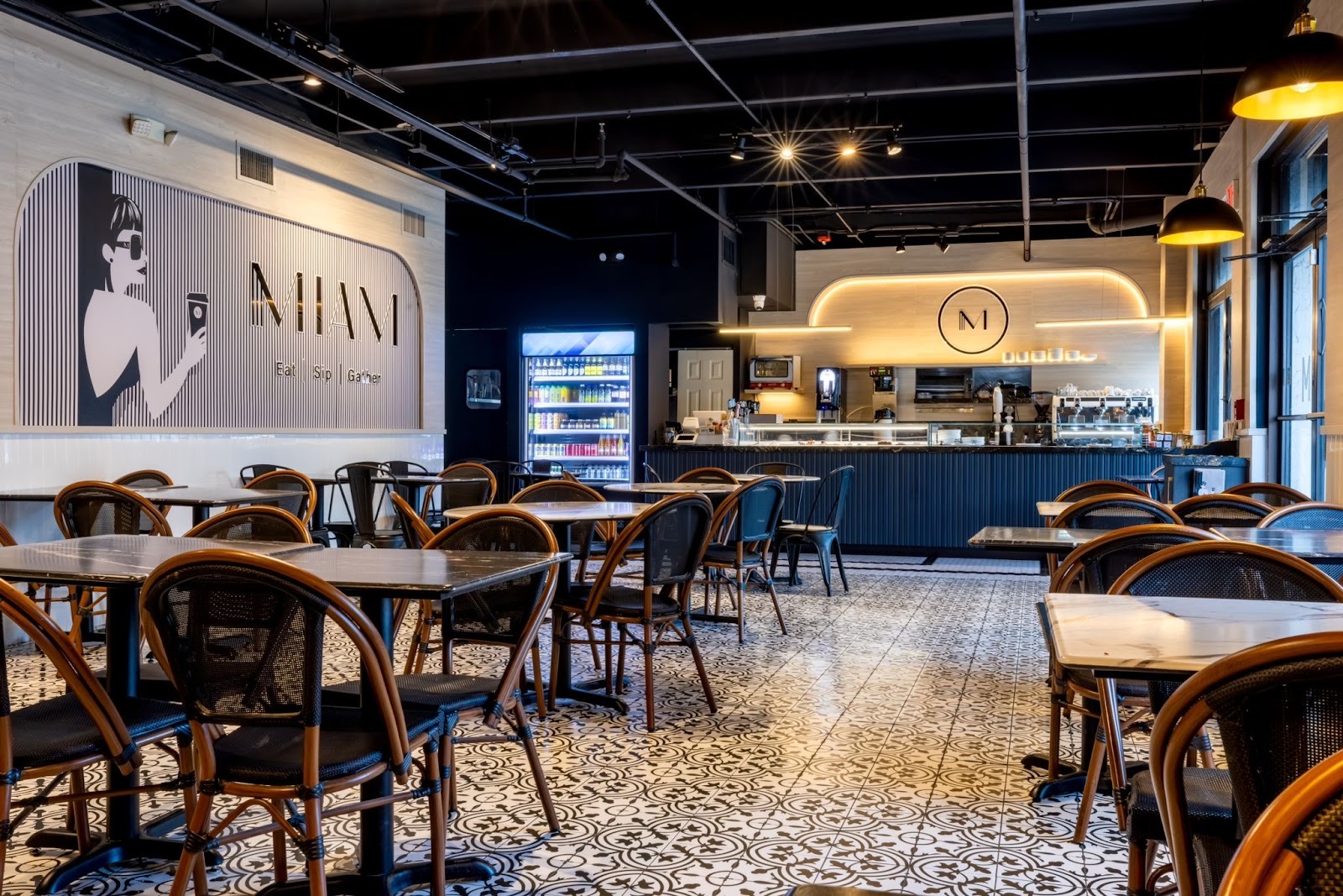MIAM Cafe, a bright laptop friendly cafe in Wynwood Miami
