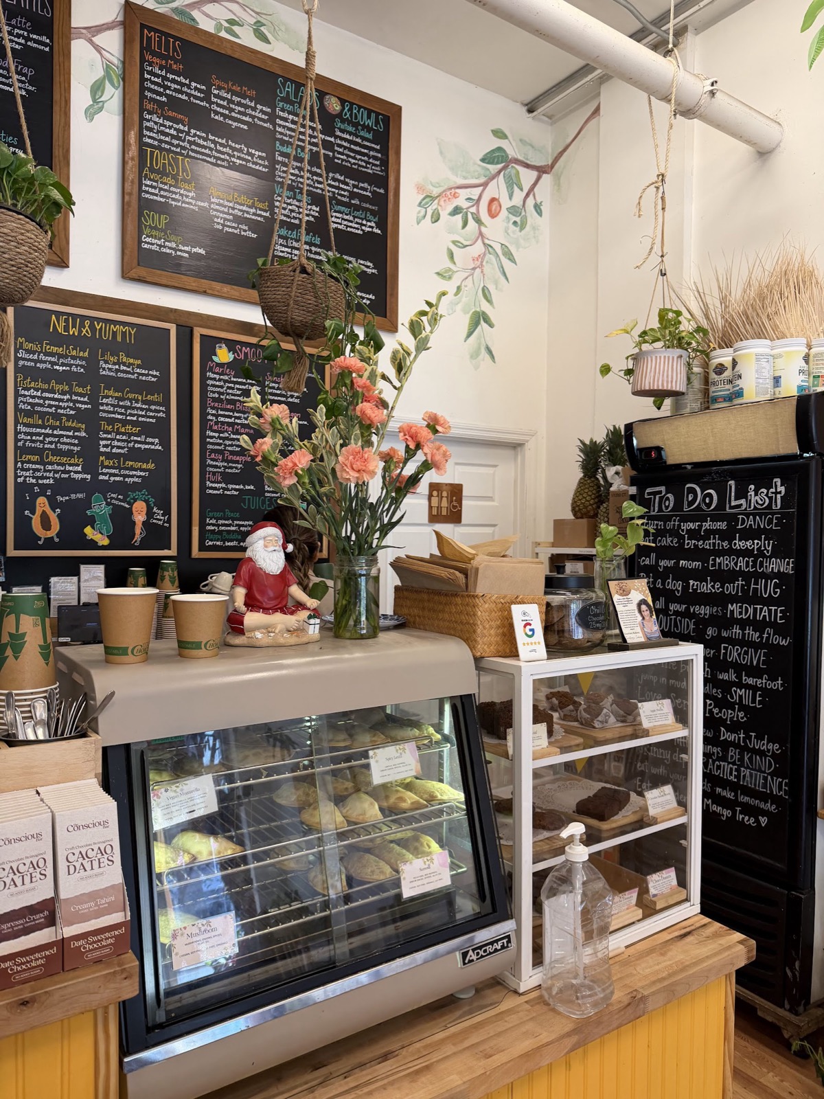 Plant based vegan treats, healthy desserts at Under the Mango Tree in Miami Beach