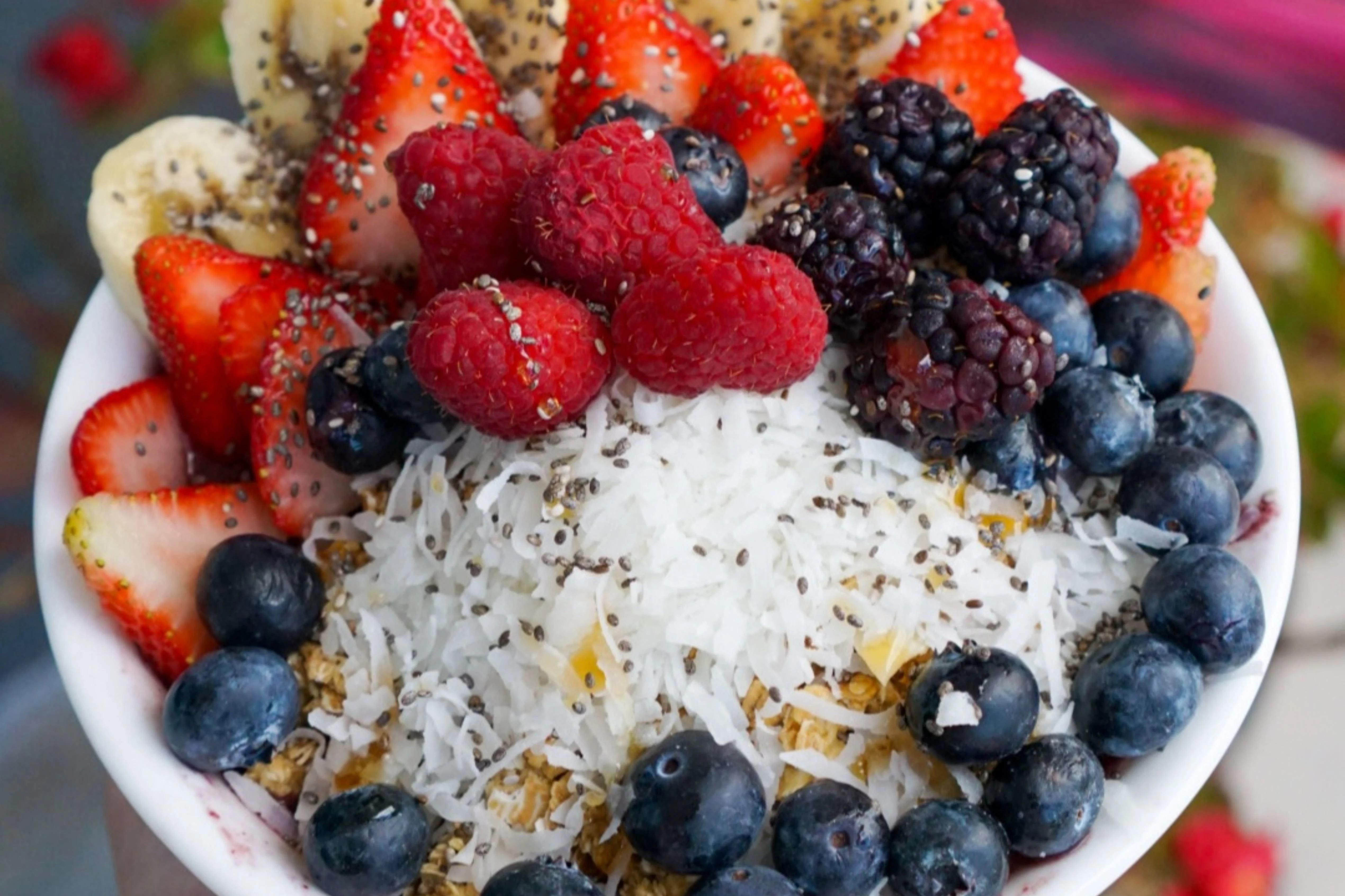 The Açaí Bowl at Raw South Juice Co.