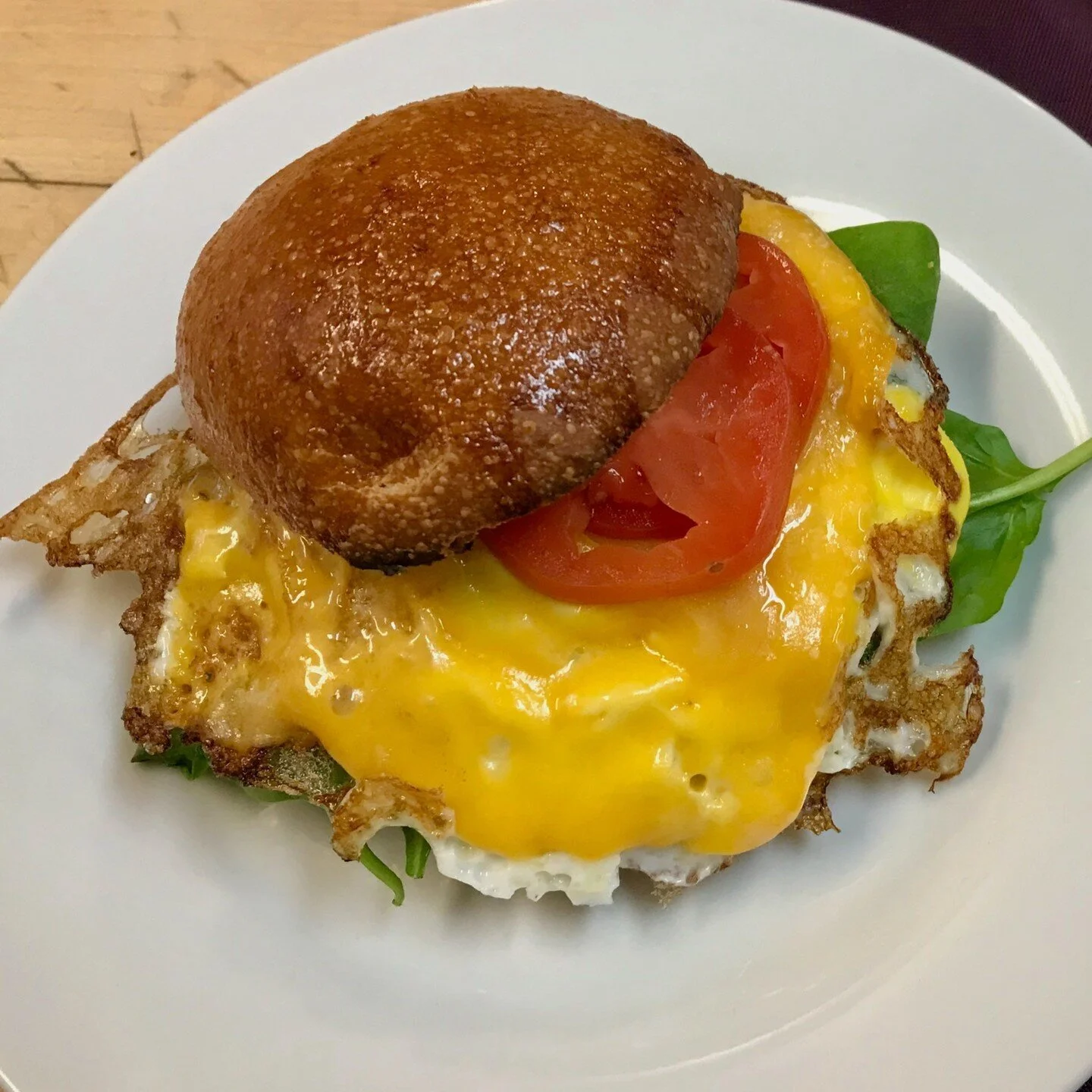 The Breakfast Sandwich at Threefold Cafe