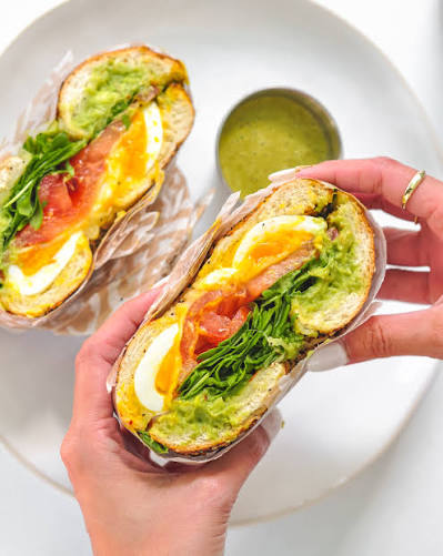 2. Perfect Egg Sandwich at Pura Vida Miami