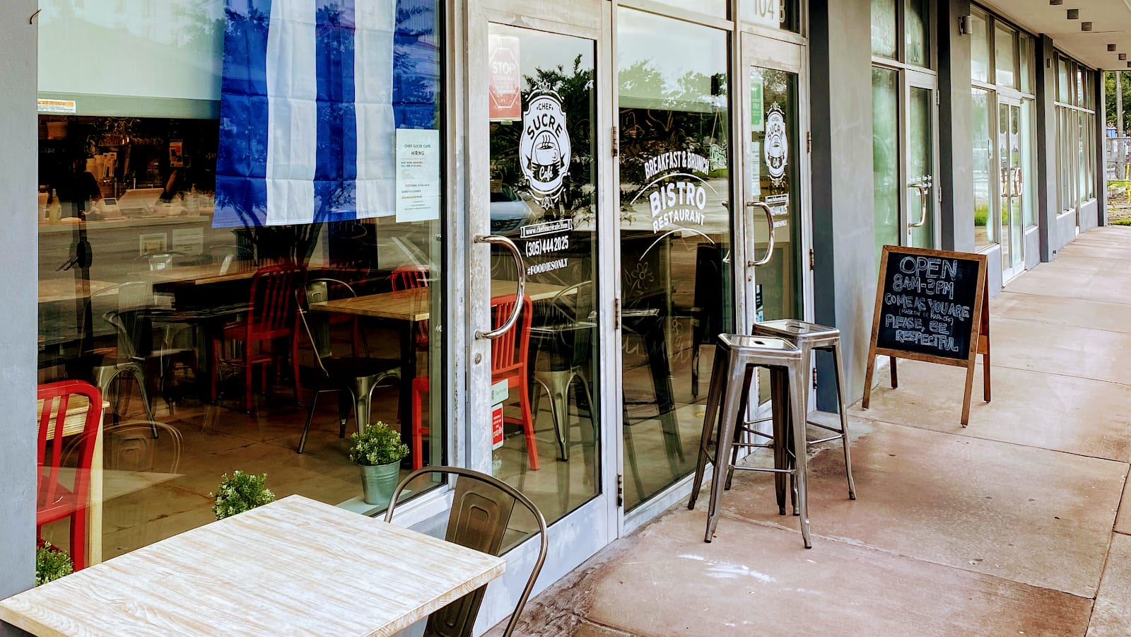 Chef Sucre Cafe, French leaning patisserie and cafe near Coral Gables City Hall